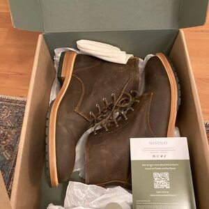 Nisolo Martin All-weather boot waxed brown